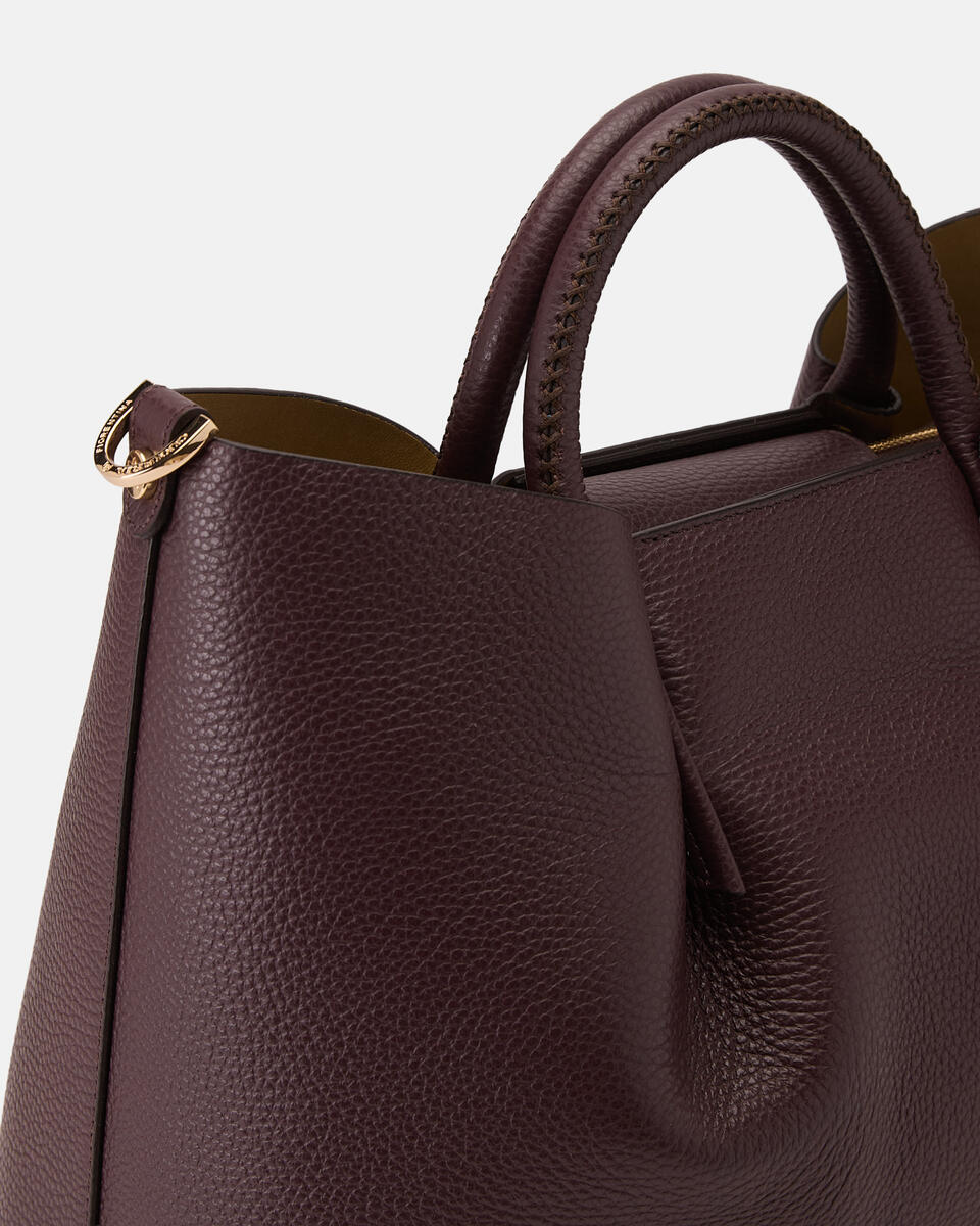 Candy large tote Coffee  - Tote Bag - Borse Donna - Borse - Cuoieria Fiorentina
