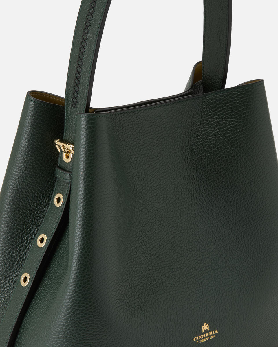 Candy bucket Muschio  - Secchiello - Borse Donna - Borse - Cuoieria Fiorentina