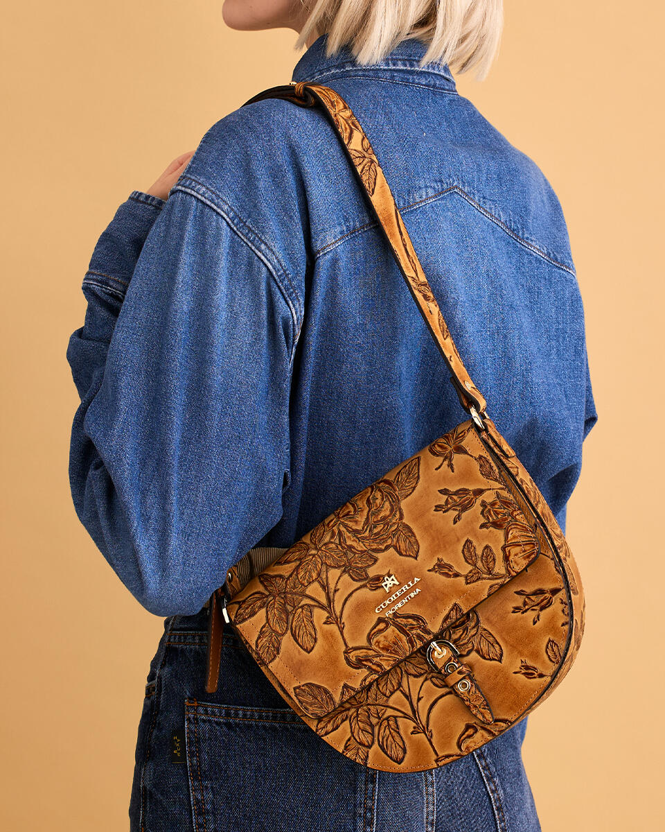 SADDLE BAG Black  - Messenger Bags - Women's Bags - Bags - Cuoieria Fiorentina