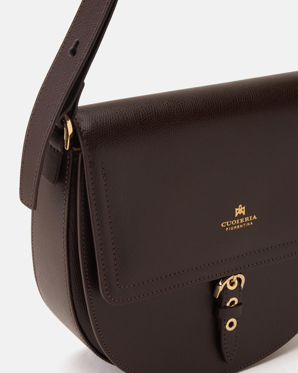 Eva crossbody Testa di moro  - Messenger - Borse Donna - Borse - Cuoieria Fiorentina