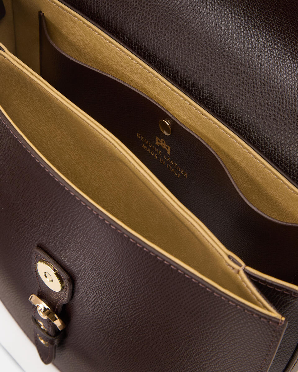 Eva crossbody Testa di moro  - Messenger - Borse Donna - Borse - Cuoieria Fiorentina