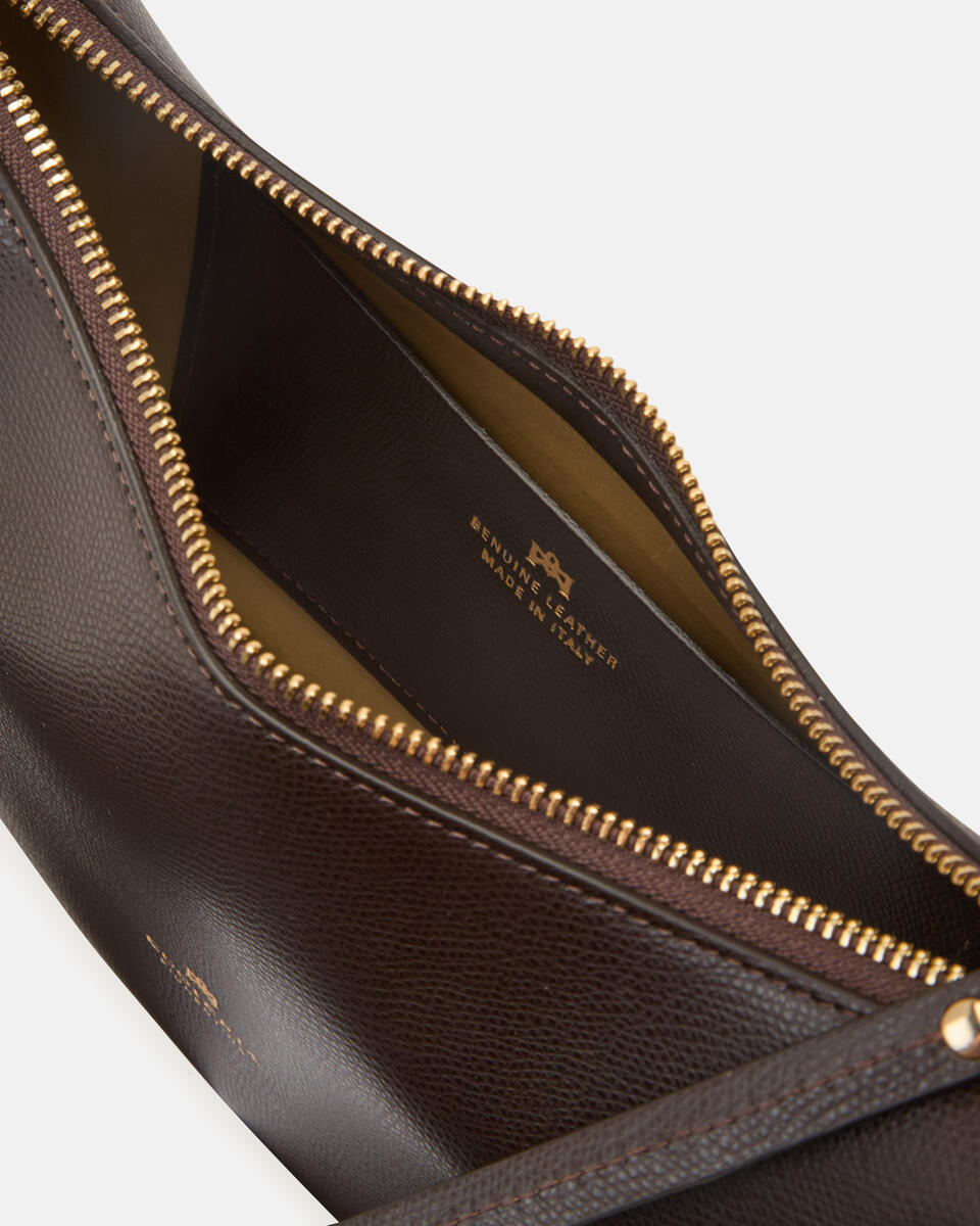 Eva small hobo Testa di moro  - Borse A Spalla - Borse Donna - Borse - Cuoieria Fiorentina