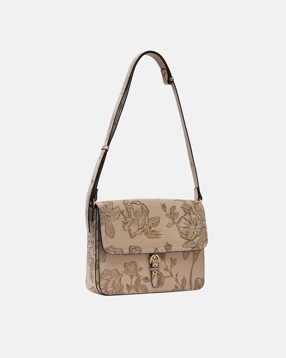 Mimì Xbody squadrata Taupe  - Messenger - Borse Donna - Borse - Cuoieria Fiorentina