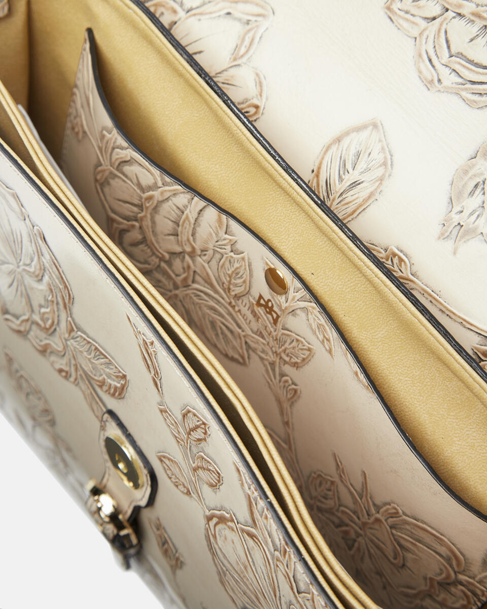 Mimì Xbody squadrata Taupe  - Messenger - Borse Donna - Borse - Cuoieria Fiorentina