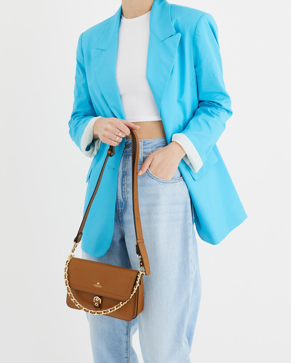 FLAP BAG Black  - Shoulder Bags - Women's Bags - Bags - Cuoieria Fiorentina