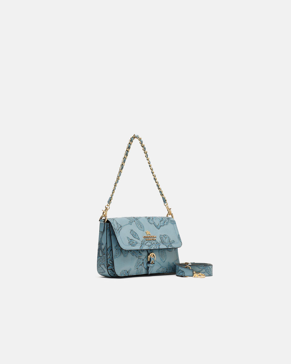 Mimì borsa a spalla Celeste  - Borse A Spalla - Borse Donna - Borse - Cuoieria Fiorentina