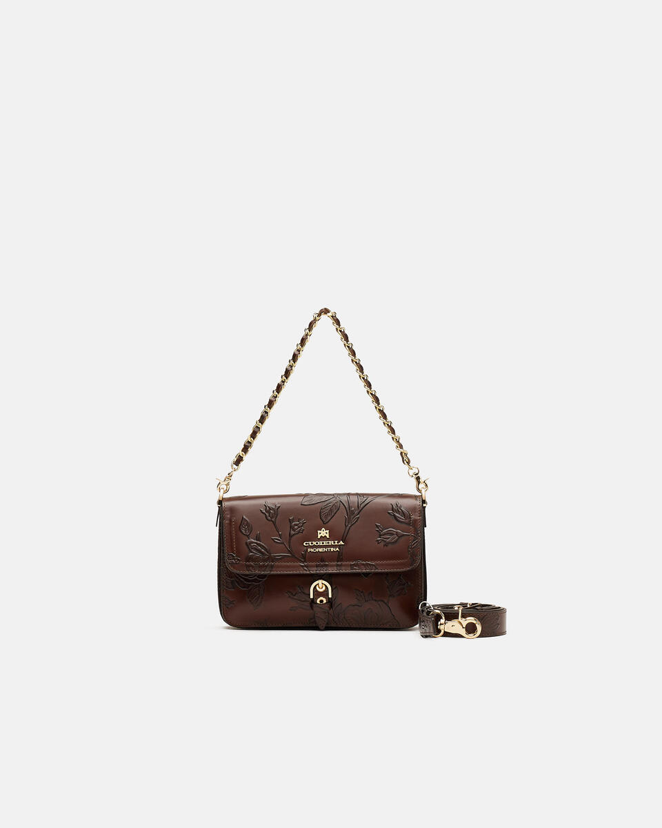 Mimì borsa a spalla Mogano  - Borse A Spalla - Borse Donna - Borse - Cuoieria Fiorentina