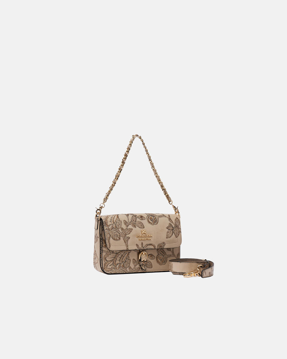 FLAP BAG Taupe  - Shoulder Bags - Women's Bags - Bags - Cuoieria Fiorentina