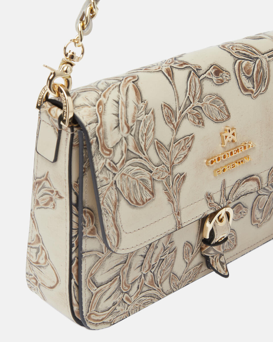 FLAP BAG Taupe  - Shoulder Bags - Women's Bags - Bags - Cuoieria Fiorentina
