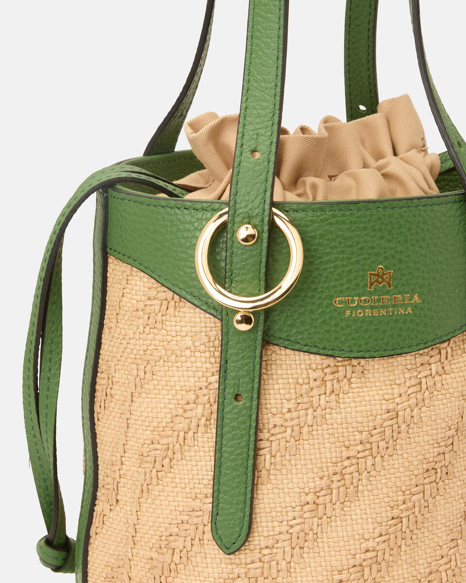 SMALL BUCKET Aloe  - Bucket Bags - Women's Bags - Bags - Cuoieria Fiorentina