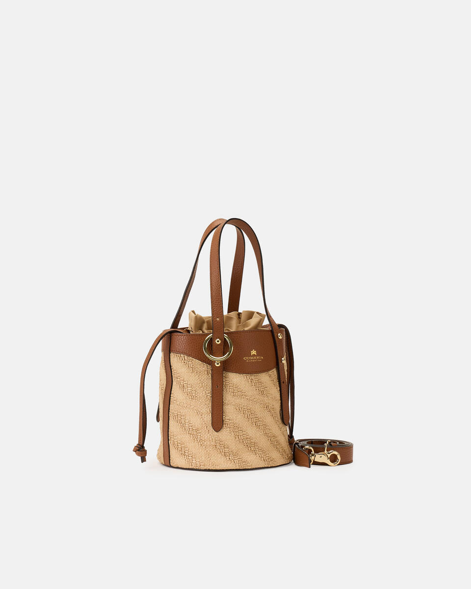 SMALL BUCKET Caramel  - Bucket Bags - Women's Bags - Bags - Cuoieria Fiorentina