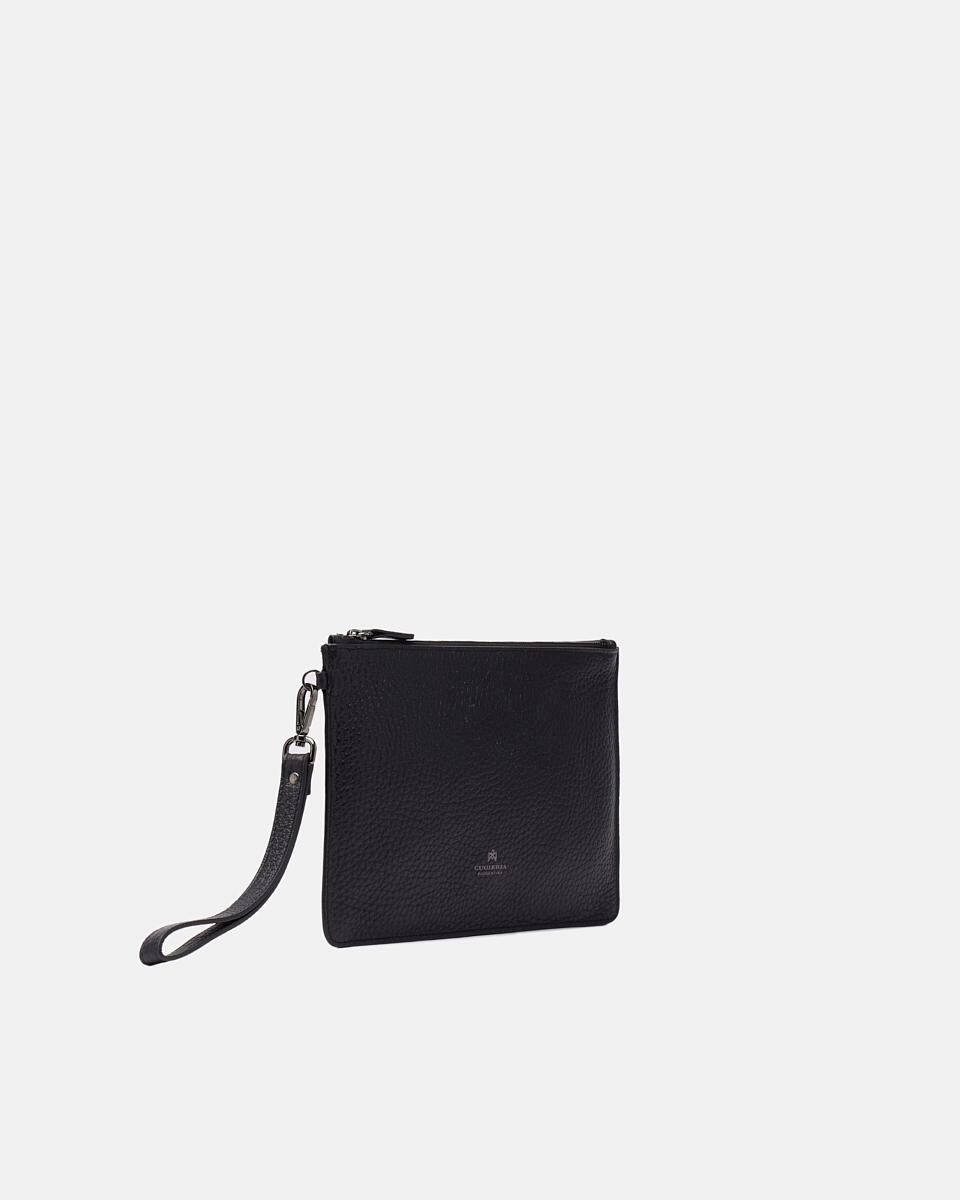 Brad Pochette Slim Uomo Nero  - Pochette - Borse Uomo - Borse - Cuoieria Fiorentina