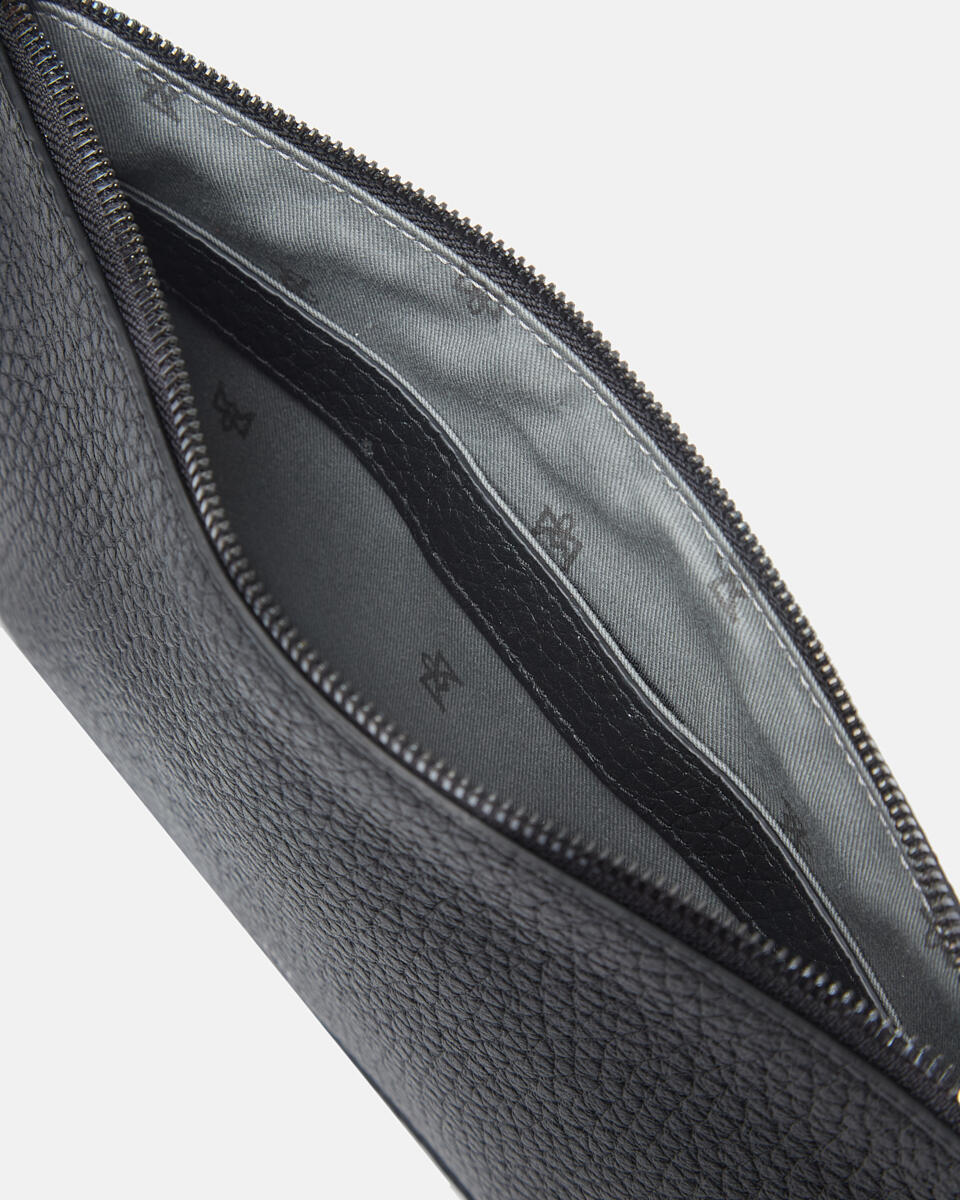 Brad Pochette Slim Uomo Nero  - Pochette - Borse Uomo - Borse - Cuoieria Fiorentina