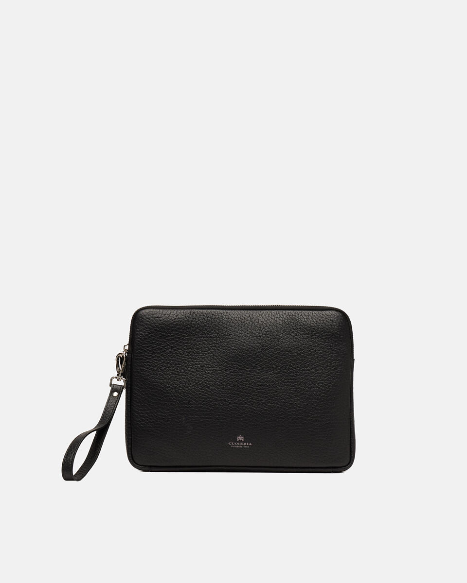 Brad Pochette Uomo Porta Tablet Nero  - Pochette - Borse Uomo - Borse - Cuoieria Fiorentina