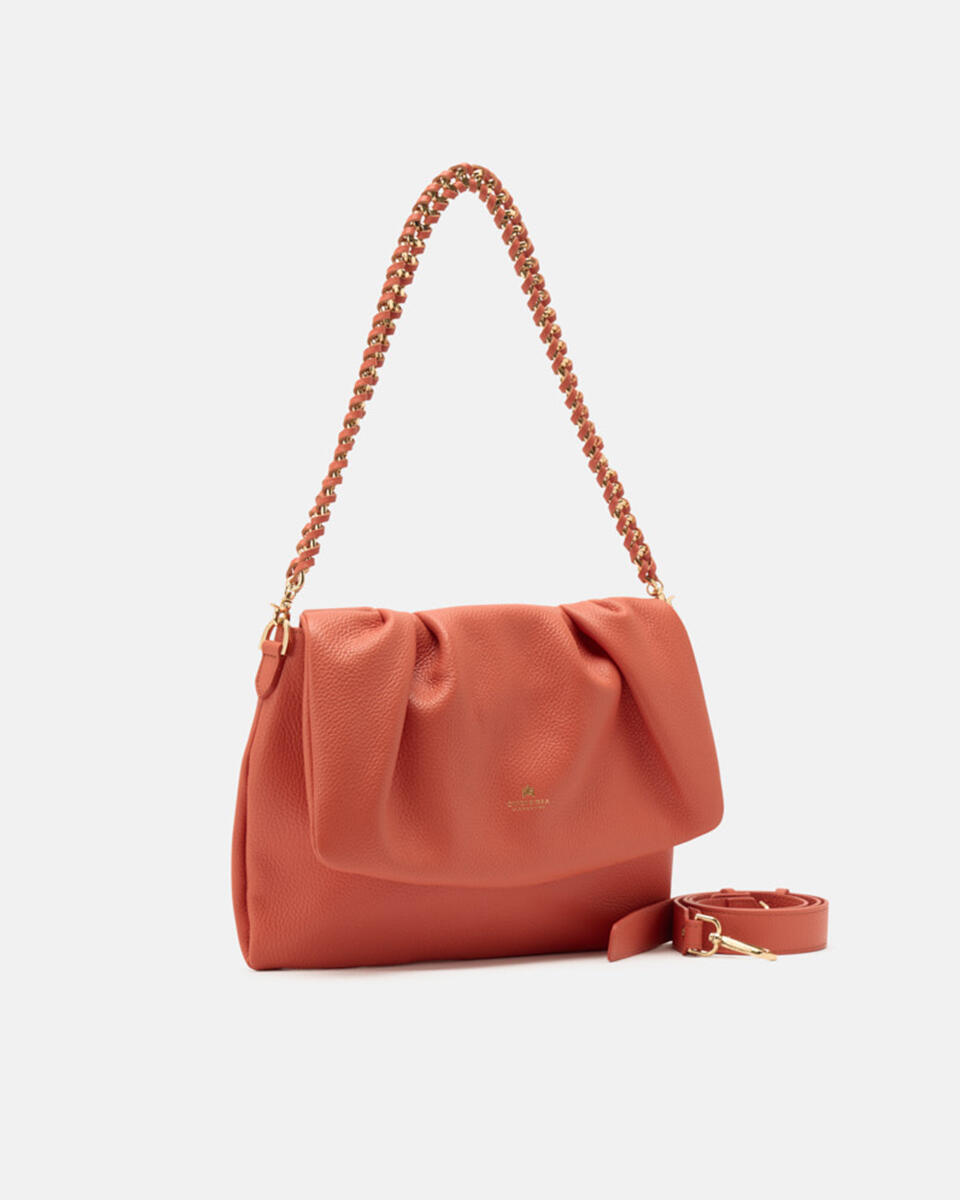 MESSENGER Papaya  - Bags - Special Price - Cuoieria Fiorentina