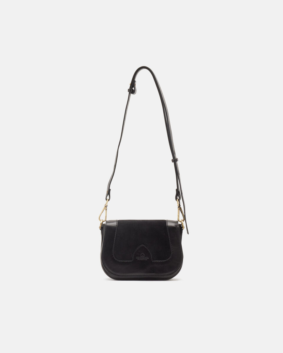 Stella small messenger Nero  - Mini Bag - Borse Donna - Borse - Cuoieria Fiorentina