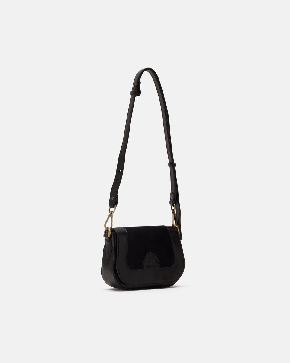 Stella small messenger Nero  - Mini Bag - Borse Donna - Borse - Cuoieria Fiorentina