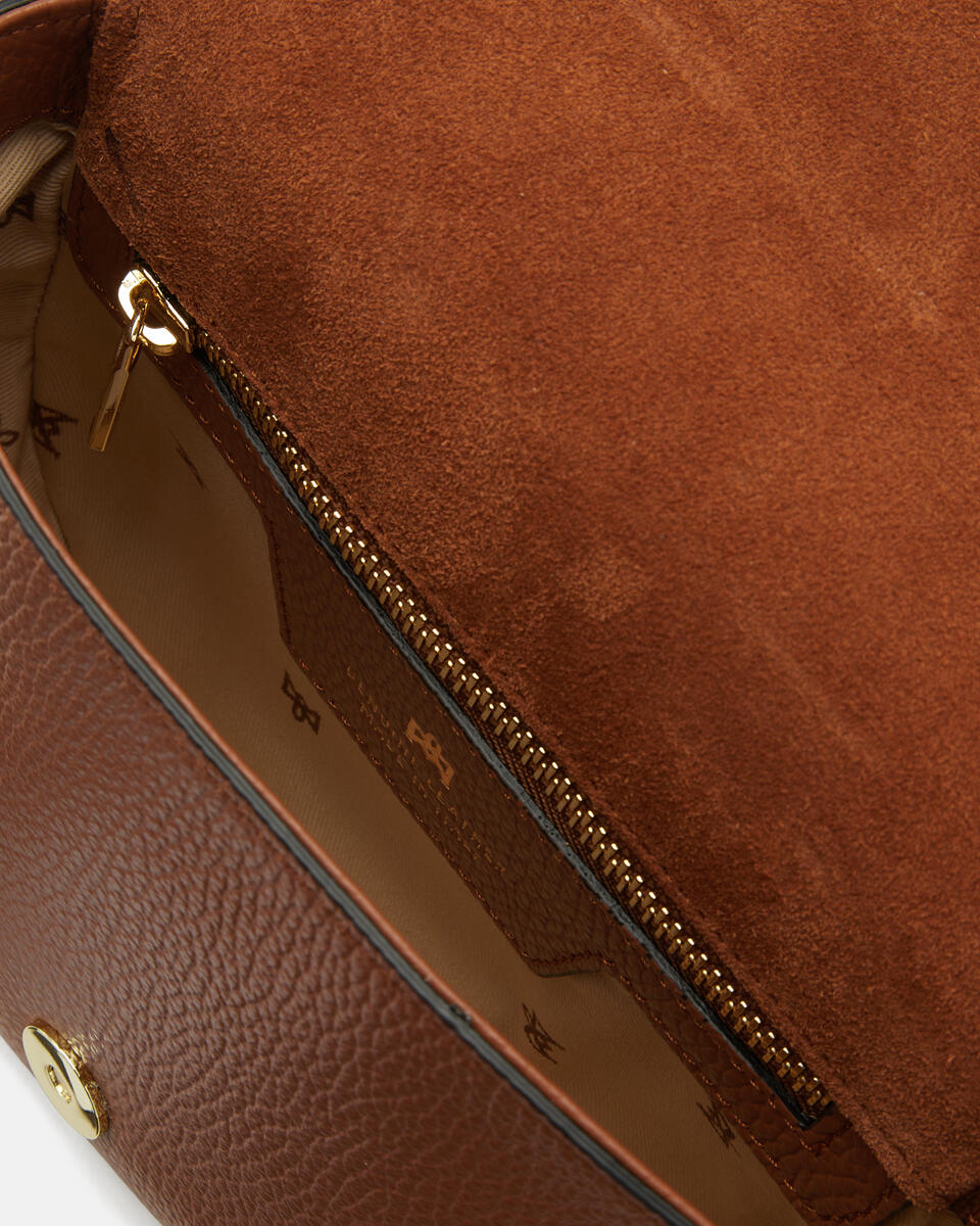 Stella small messenger Caramel  - Mini Bag - Borse Donna - Borse - Cuoieria Fiorentina