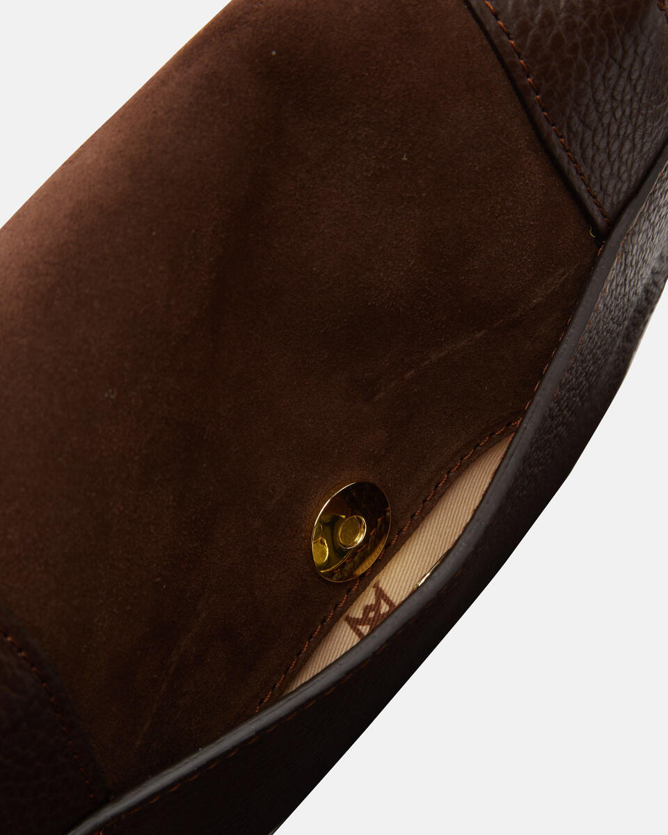 Stella small messenger Cioccolato  - Mini Bag - Borse Donna - Borse - Cuoieria Fiorentina