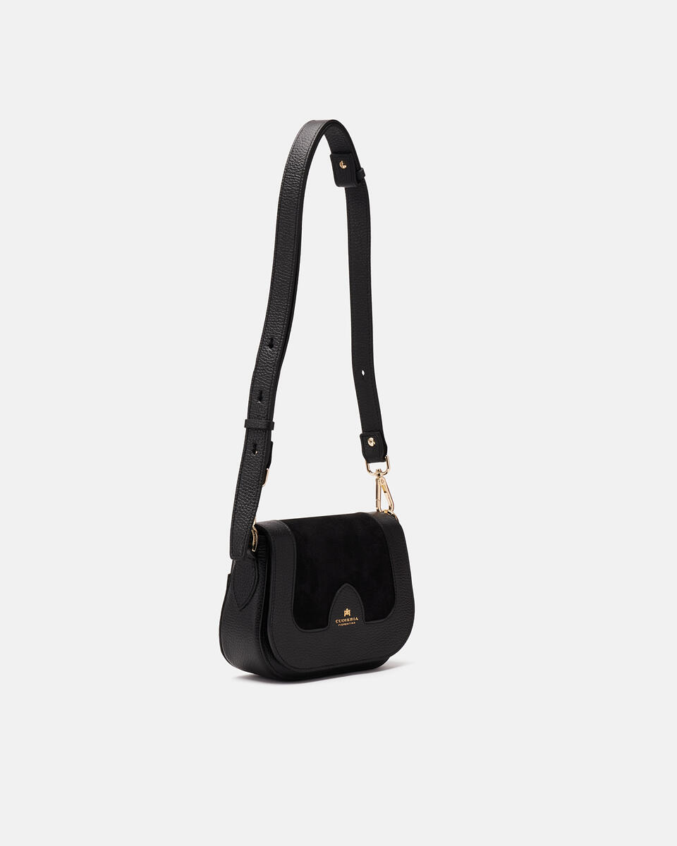 Stella small messenger Nero  - Mini Bag - Borse Donna - Borse - Cuoieria Fiorentina