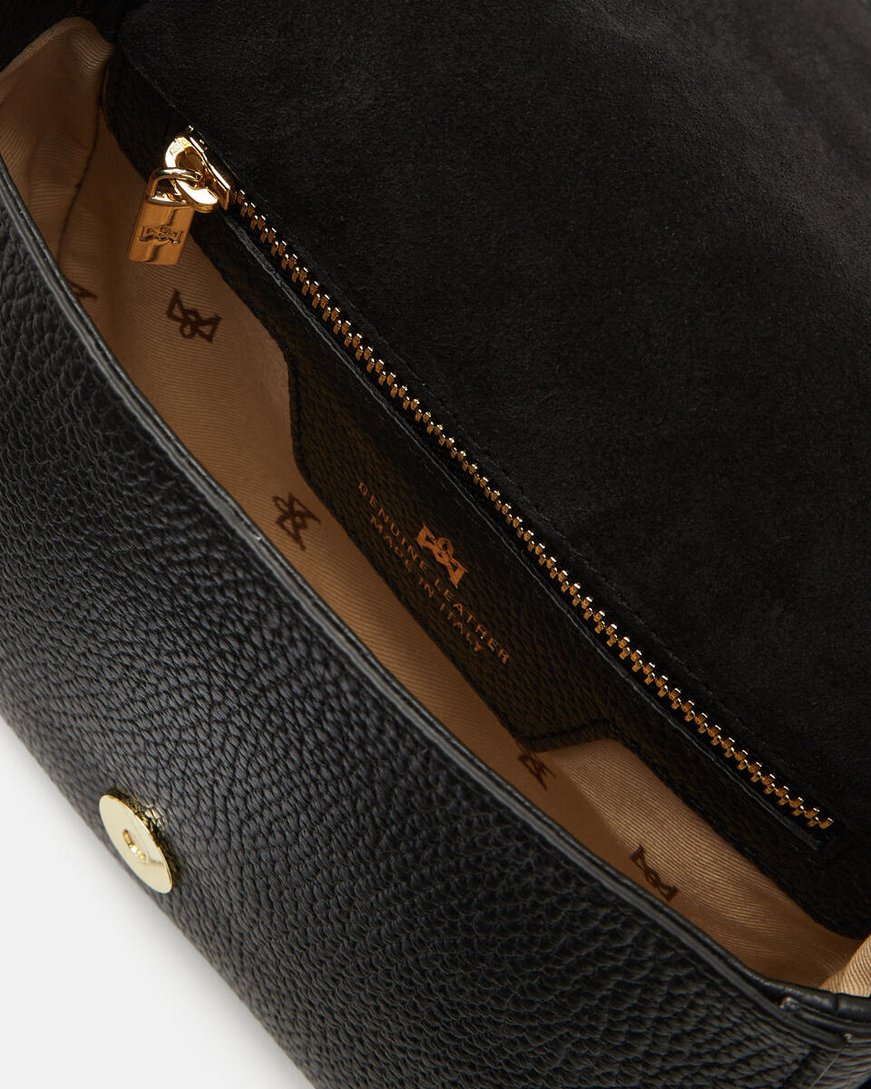 Stella small messenger Nero  - Mini Bag - Borse Donna - Borse - Cuoieria Fiorentina