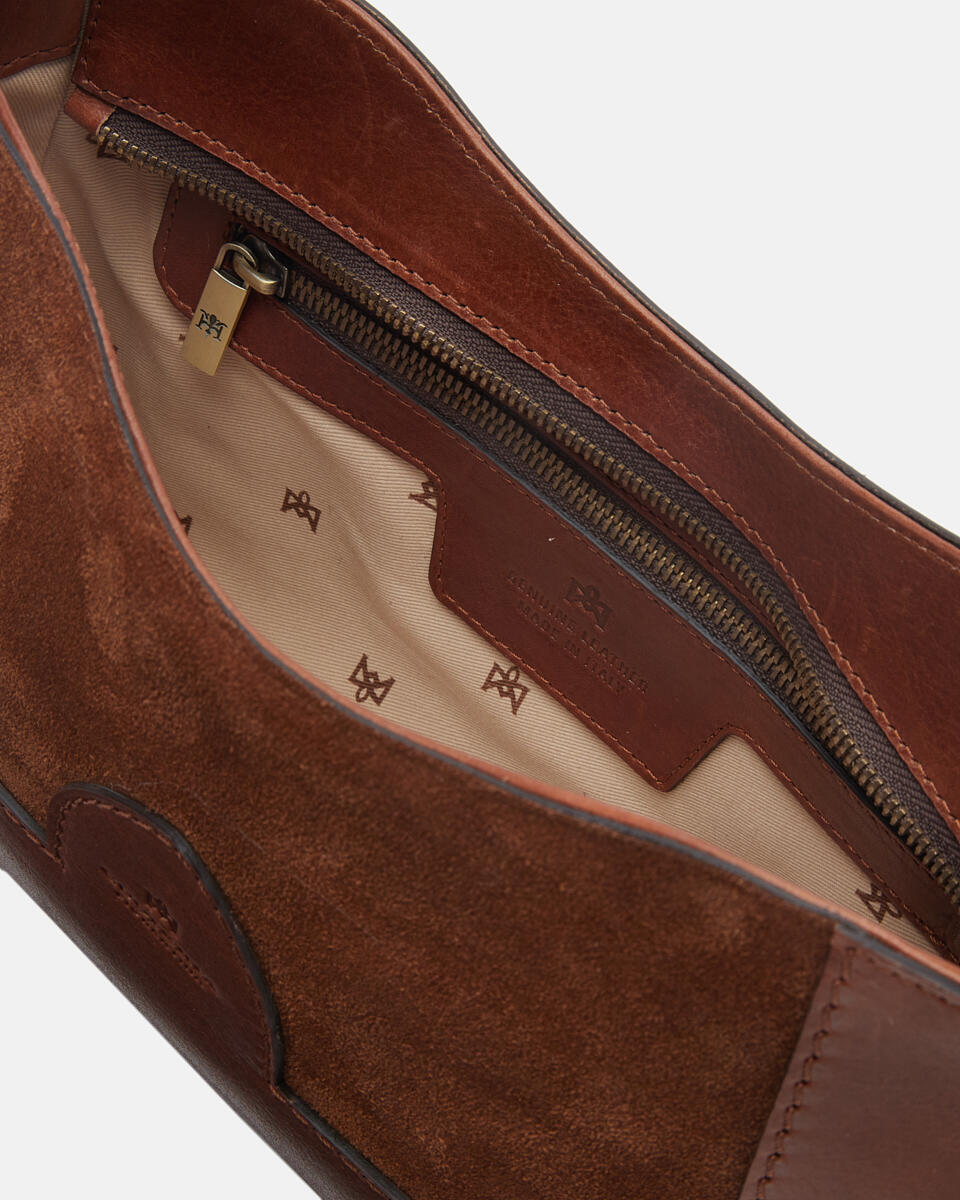 Stella hobo Marrone  - Borse A Spalla - Borse Donna - Borse - Cuoieria Fiorentina