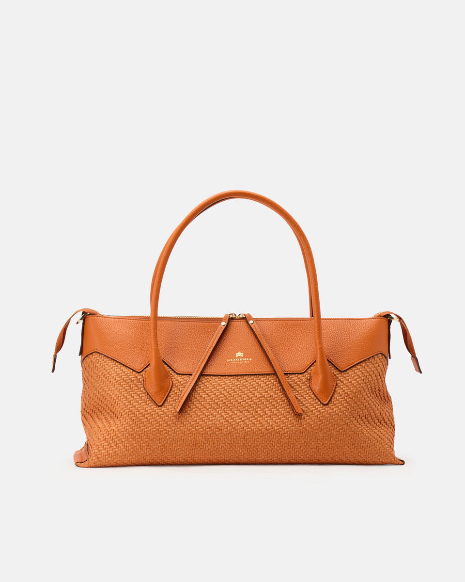 SHOPPING BAG Orange  - Shopping - Women's Bags - Bags - Cuoieria Fiorentina