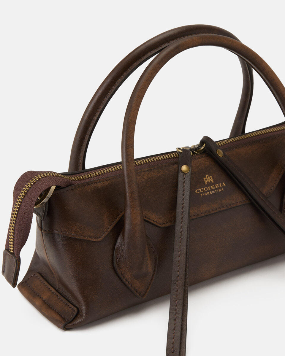 MINI TOTE BAG Caramel  - Mini Bags - Women's Bags - Bags - Cuoieria Fiorentina