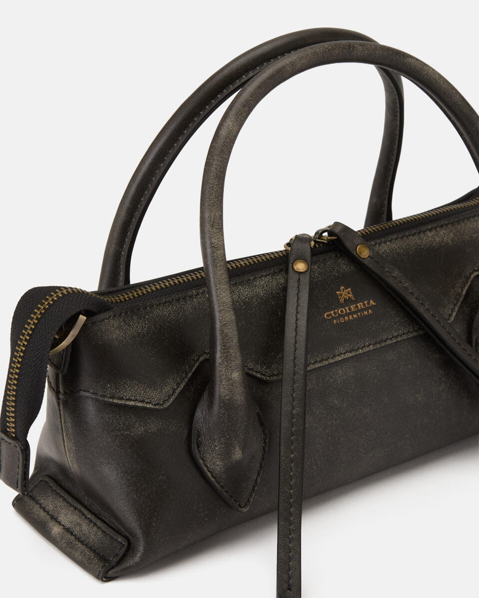 MINI TOTE BAG Black  - Mini Bags - Women's Bags - Bags - Cuoieria Fiorentina