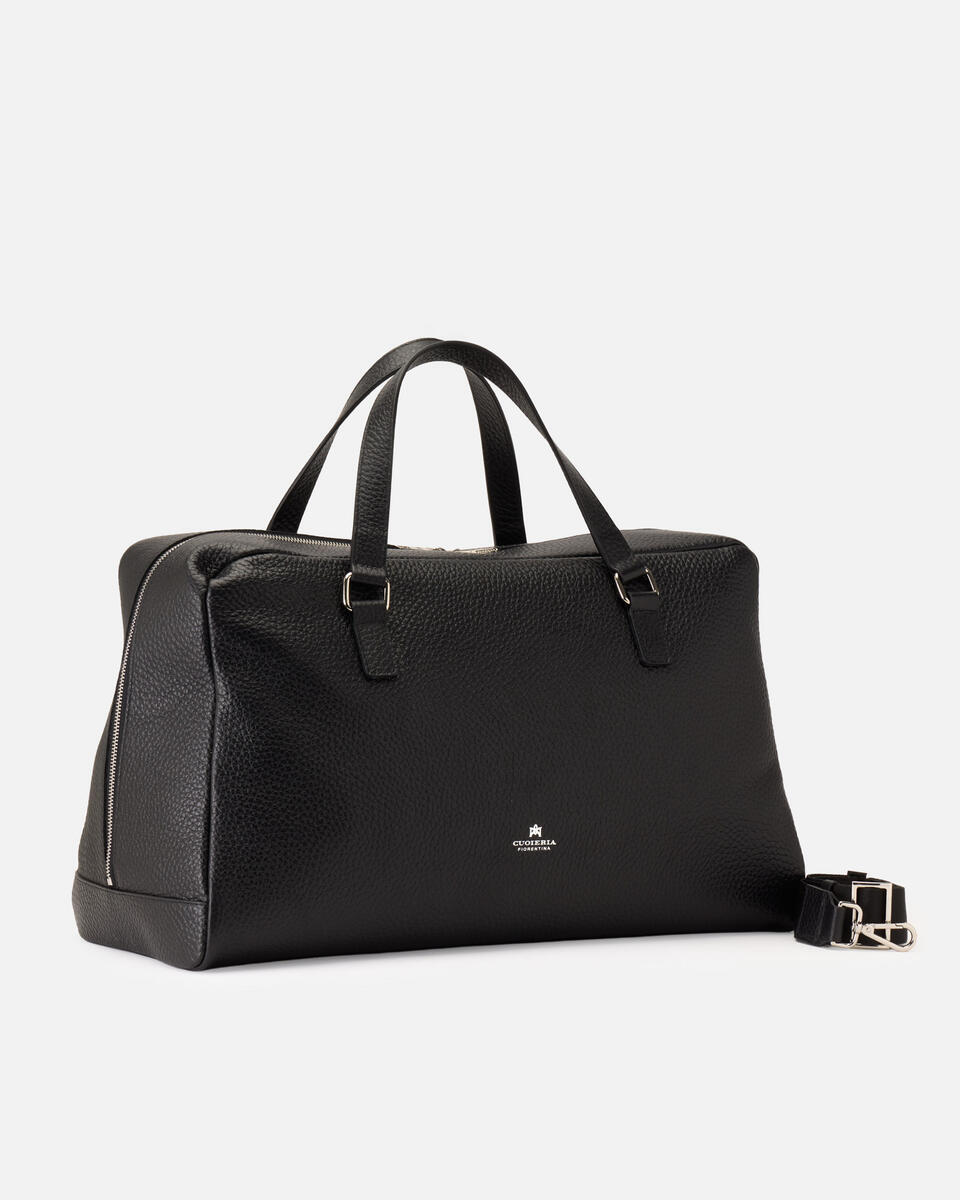 WEEKENDER Black  - Travel Bags - Men's Bags - Bags - Cuoieria Fiorentina