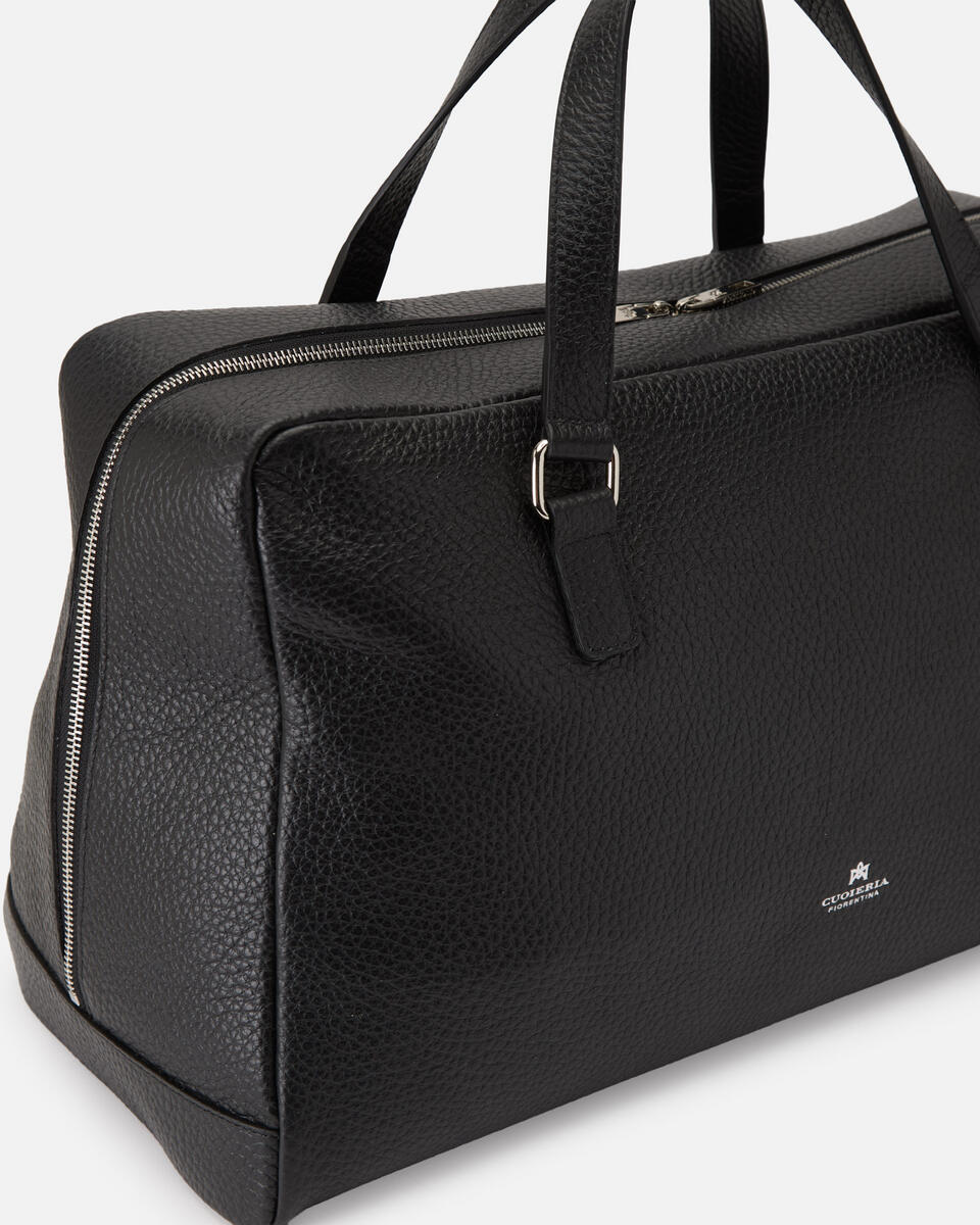 WEEKENDER Black  - Travel Bags - Men's Bags - Bags - Cuoieria Fiorentina