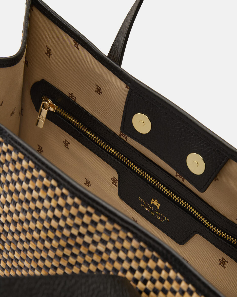 SHOPPING BAG Black  - Shopping - Women's Bags - Bags - Cuoieria Fiorentina