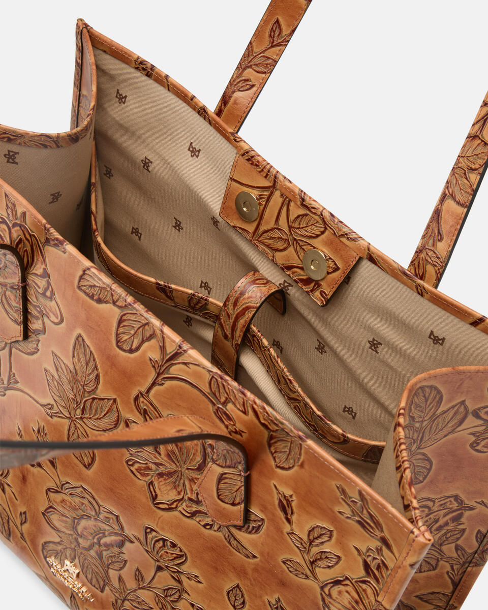 SHOPPING BAG Beige  - Shopping - Women's Bags - Bags - Cuoieria Fiorentina