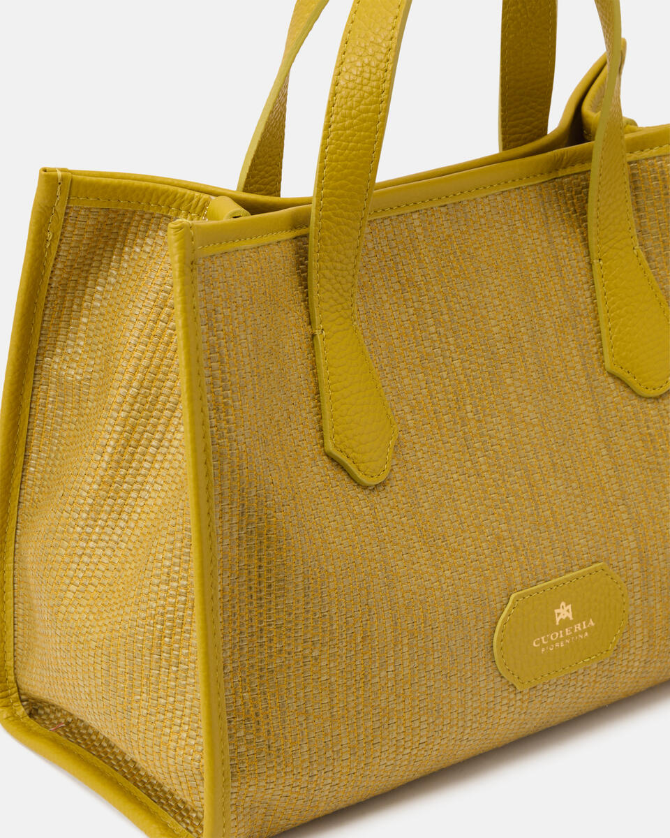 Dora tote pellepaglia Acid green  - Borse - Special Price - Cuoieria Fiorentina