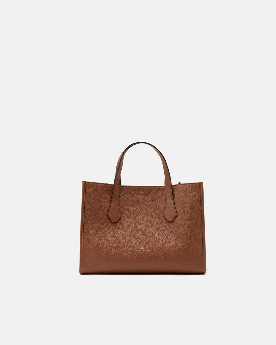 Dora Medium tote dollaro Caramel  - Tote Bag - Borse Donna - Borse - Cuoieria Fiorentina