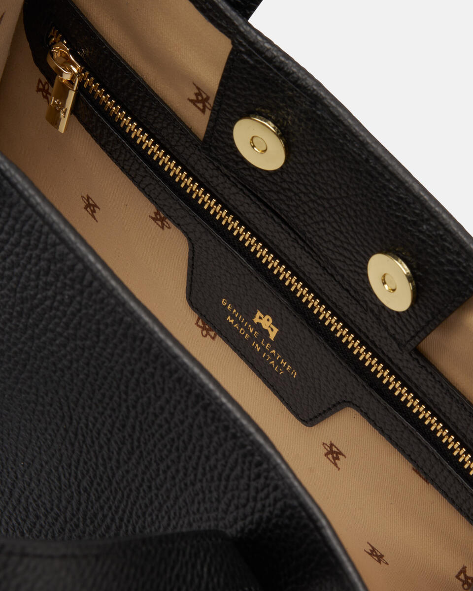 TOTE BAG Black  - Tote Bags - Women's Bags - Bags - Cuoieria Fiorentina