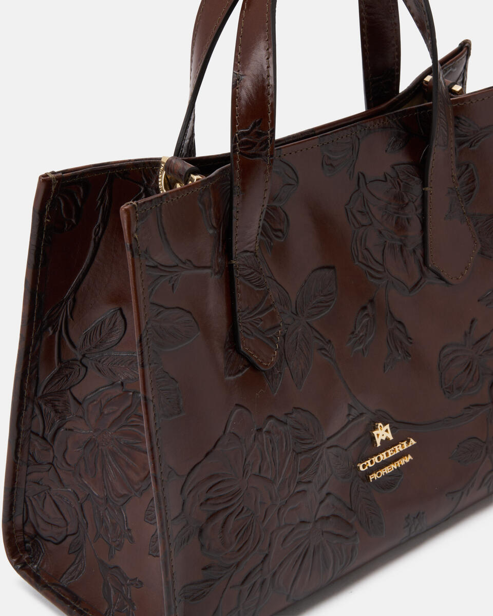 TOTE BAG Mahogany  - Tote Bags - Women's Bags - Bags - Cuoieria Fiorentina