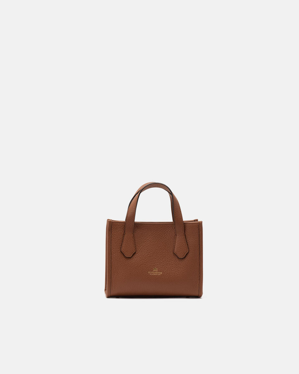 MINI TOTE BAG Caramel  - Tote Bags - Women's Bags - Bags - Cuoieria Fiorentina