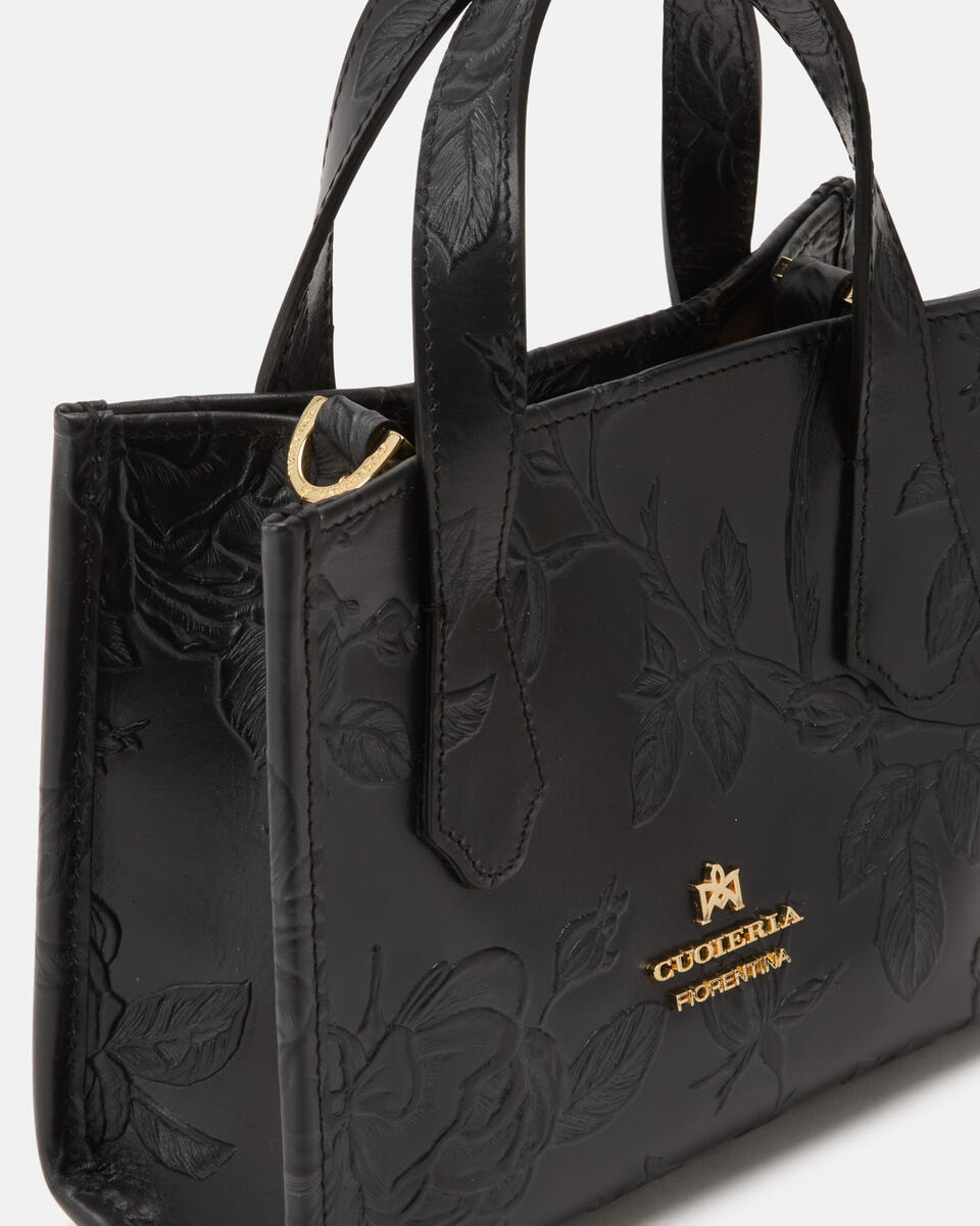 Dora small tote mimì Nero  - Tote Bag - Borse Donna - Borse - Cuoieria Fiorentina