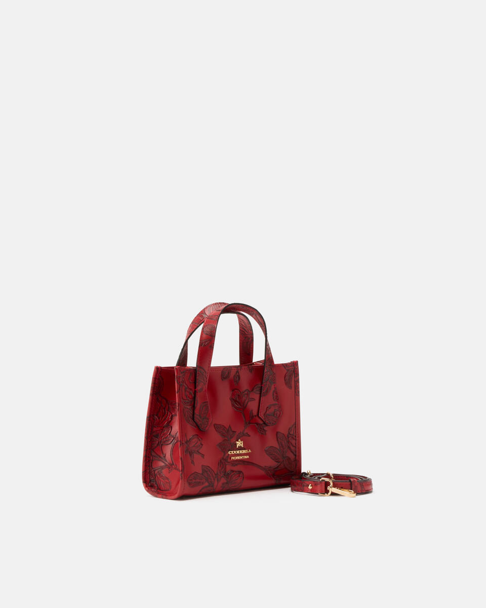 Dora small tote mimì Rosso  - Tote Bag - Borse Donna - Borse - Cuoieria Fiorentina