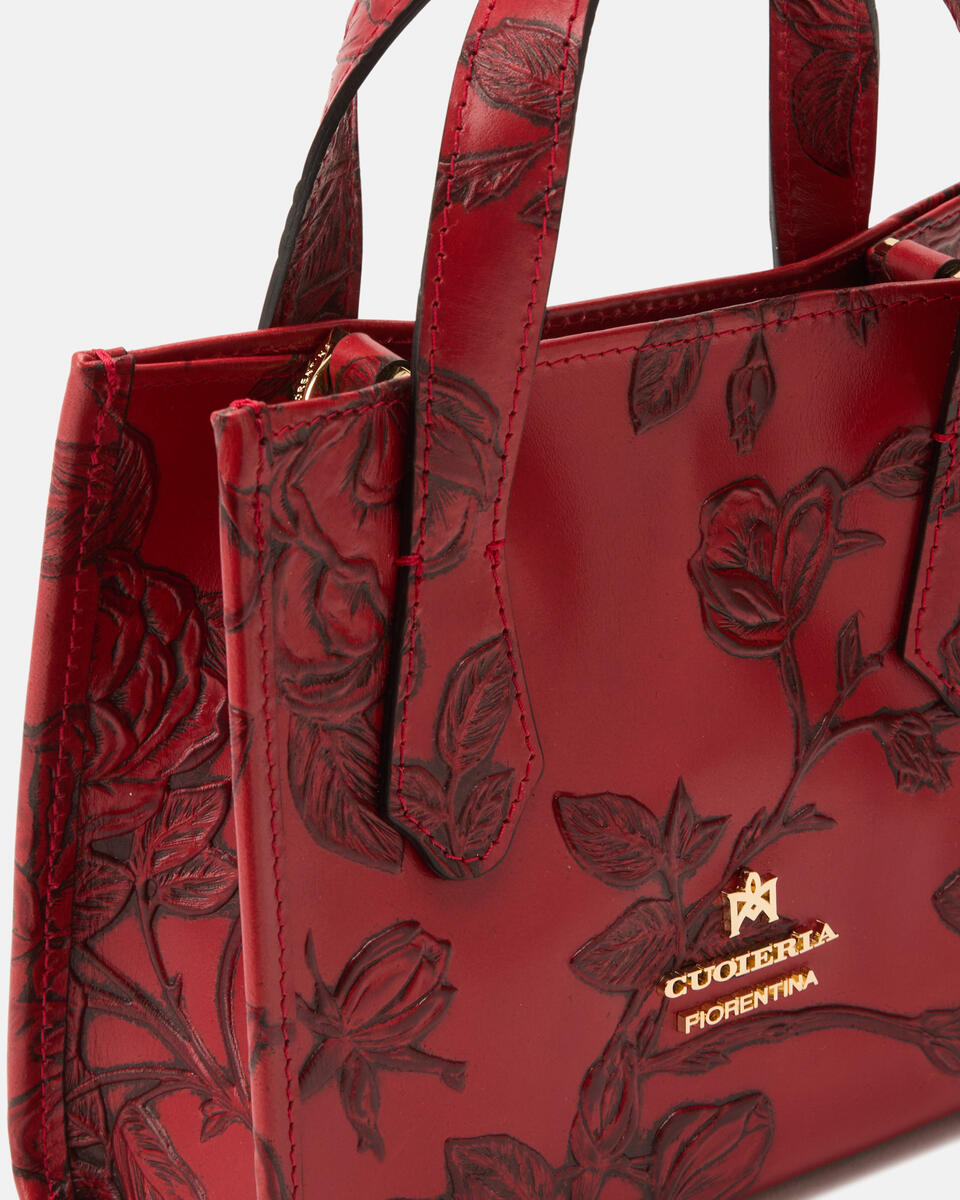 Dora small tote mimì Rosso  - Tote Bag - Borse Donna - Borse - Cuoieria Fiorentina