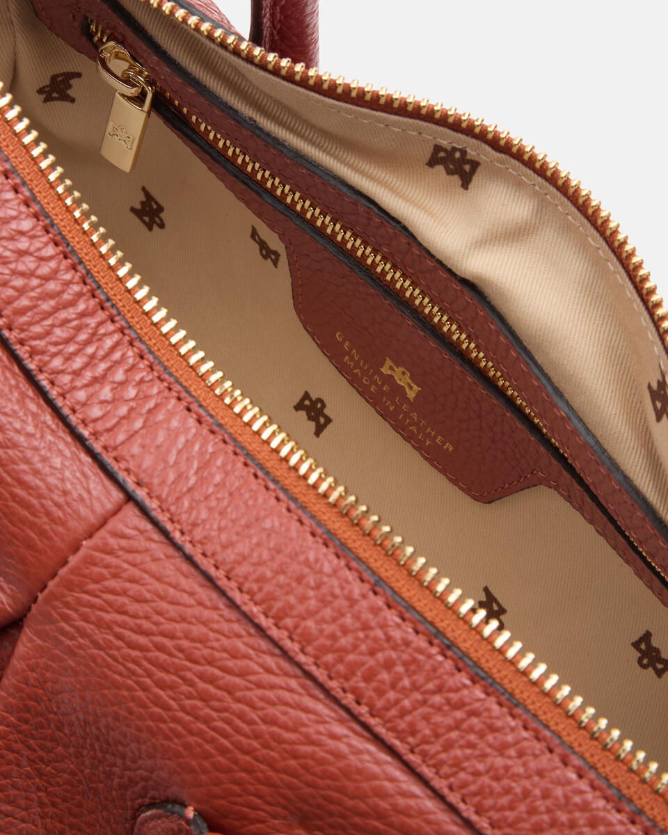 Emma Duffle Brick  - Tote Bag - Borse Donna - Borse - Cuoieria Fiorentina