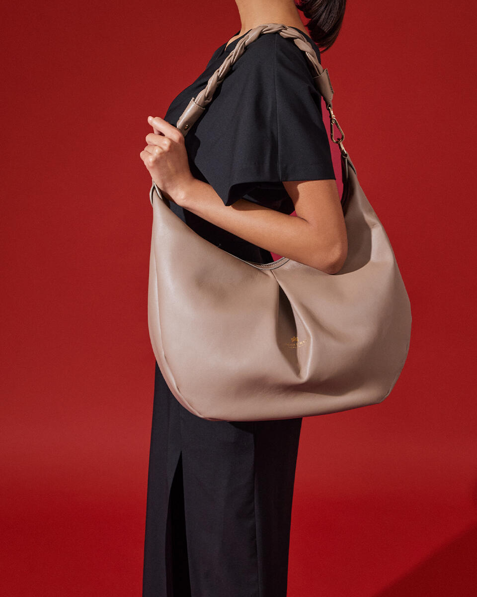Emma Large hobo Bianco  - Borse - Special Price - Cuoieria Fiorentina