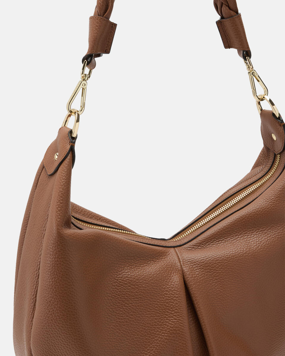 Emma Large hobo Caramel  - Borse A Spalla - Borse Donna - Borse - Cuoieria Fiorentina