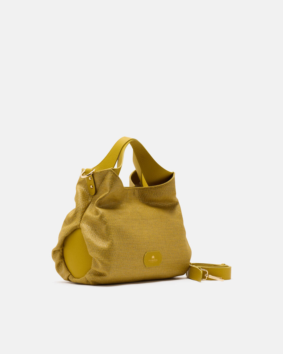 Gaia Tote Raffia Acid green  - Borse - Special Price - Cuoieria Fiorentina