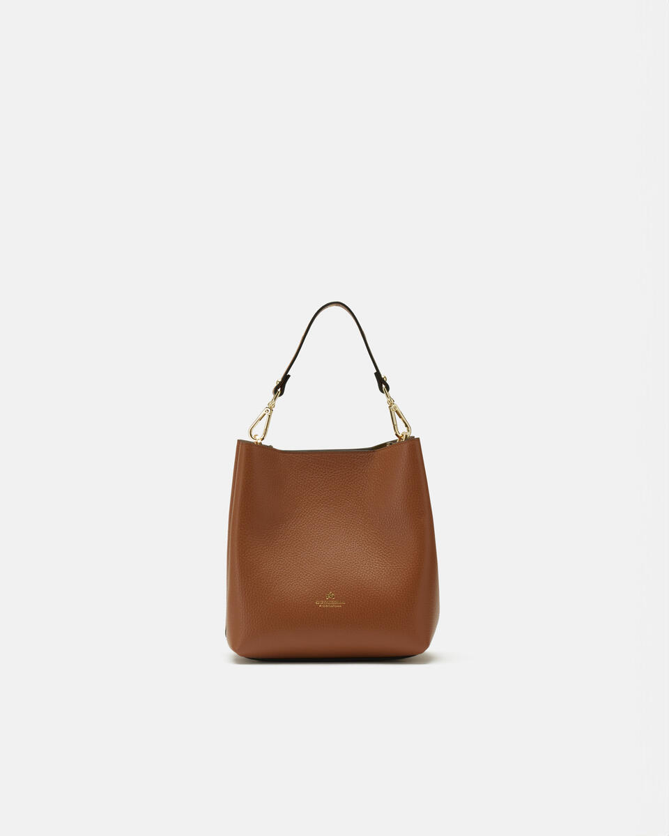 Candy small bucket Caramel  - Secchiello - Borse Donna - Borse - Cuoieria Fiorentina