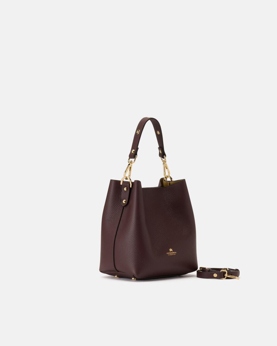 Candy small bucket Coffee  - Secchiello - Borse Donna - Borse - Cuoieria Fiorentina