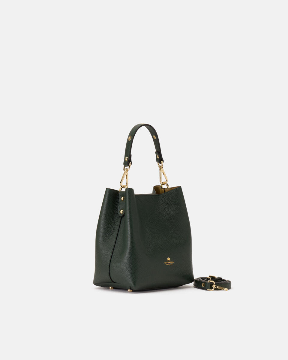 Candy small bucket Muschio  - Secchiello - Borse Donna - Borse - Cuoieria Fiorentina