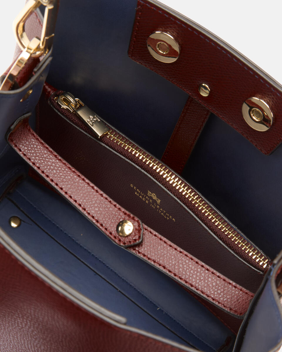 Alice small bucket Bordeaux  - Secchiello - Borse Donna - Borse - Cuoieria Fiorentina