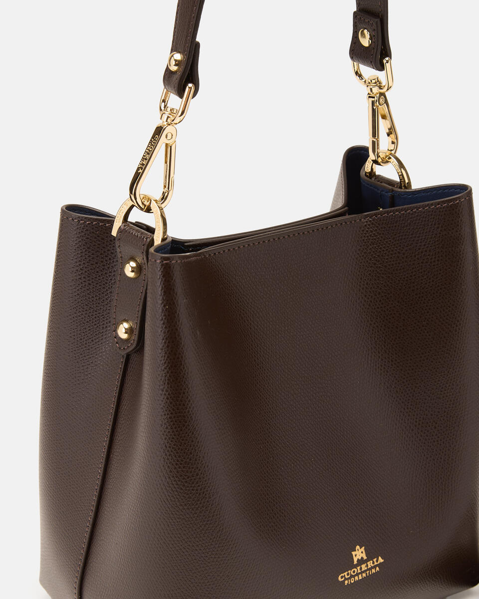 Alice small bucket Testa di moro  - Secchiello - Borse Donna - Borse - Cuoieria Fiorentina